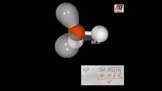 Molecular Geometry of Water (H₂O)||জলের গঠন@ARScienceAsiat