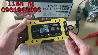 Sạc ắc quy foxsur nhận đa năng siêu bền.