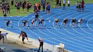 Ht2. 100m Men, Sally Pearson Shield, QSAC 9 March 2024