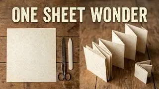 One Sheet of Paper, Endless Possibilities: Accordion Fold Book