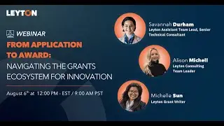 From Application to Award: Navigating the Grants Ecosystem for Innovation