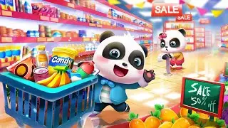 Baby Panda Juice Shop|#babybusgames #gameplay