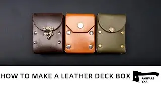 How to make a leather deck box