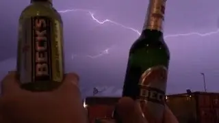600fps Best Beer Ad Ever Becks Commercial slowmo lightning blitz germany WM amateur