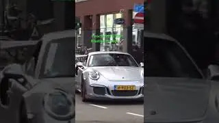 GT3RS PORSCHE 991 blasting through city and making some noise #porscheturbo #porschewheels