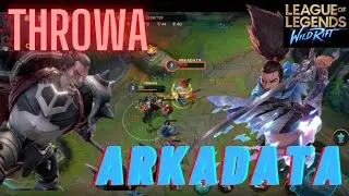 Arkadata VS Throwa- Darius Midlane Gameplay. Wild Rift