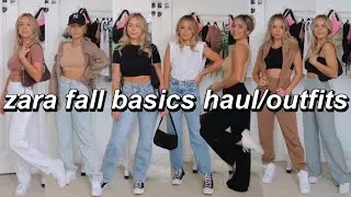 ZARA FALL BASICS HAUL | transitional pieces & outfit ideas!