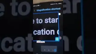 Using the magnification on a samsung phone #samsung #android #magnification #tech #howto #setup