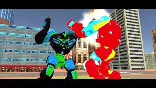 Panther Robot Car Transform Robot Games