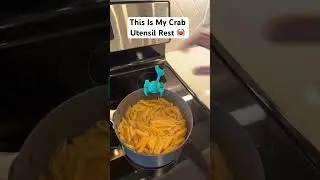 This Is My Crab Utensil Rest 🦀 #cooking #kitchenfinds #shorts