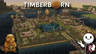 Most Beautiful City Center I Have Ever Built - Timberborn Folktails | Hard | E40