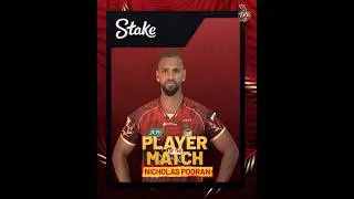 Captain's knock ft. Nicky P 👊Nicholas Pooran | #TKRvABF #WeAreTKR #TrinbagoKnightRiders