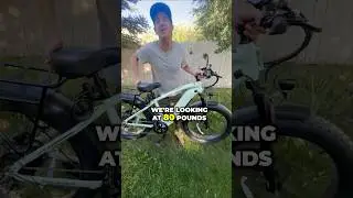 400 lb Capacity E-Bike Actually Works on Trails | Qronge Thunder #ebike #review #testing