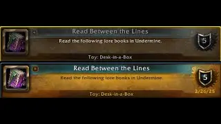 How To Get The Read Between The Lines Achievement and Get The Desk-in-a-Box Toy!