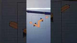 Labyrinth 3D art  #art #opticalillusion #drawing #tutorial #shortsvideo #pixelart #shorts