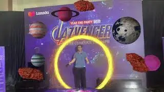 Lazada Year End Party - Lazvenger AR Photobooth - Augmented Reality Wall