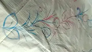 Masnad Drawing Video Sketching Flower Masnad Design:#drowing #artsworkonfabric #flowers #arts