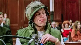 Larry Flynt tr&auml;gt die US-Flagge als Windel vor Gericht | Deutsch Clip