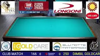 Dimensione Biliardo GoldCare vs Club Match - Campionato Eccellenza Lombardia 2025/2026