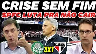 CRISE SEM FIM NO SPFC, PALMEIRAS 3X1 S&Atilde;O PAULO MELHORES MOMENTOS E POS-JOGO, PAULIST&Atilde;O 2026