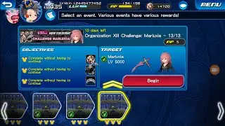 KHUx F2P - Marluxia [+] Organization 13 Event Quests 1-13 FULL CLEAR + Updates!!!