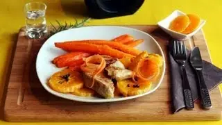 SCHWEINEMEDAILLONS &agrave; l'orange | French cuisine