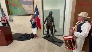 The Alamo Unveils William Barret Travis Statue