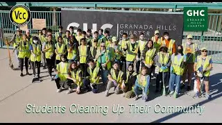 Students Cleaning Up Their Community