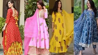 Summer wear printed cotton kurti designs - How to style printed kurtis with printed bottom ideas