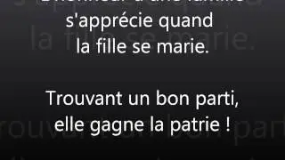 Honor to us all - Mulan (Disney) - French with Lyrics