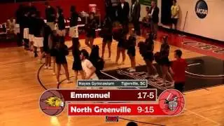 NGU Men's Basketball 2015-16 - North Greenville vs. Emmanuel
