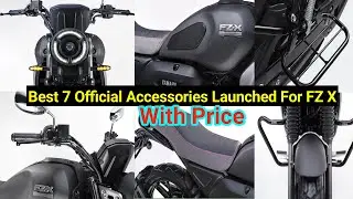 Yamaha 2021 FZ X Official Accessories Launched | FZ X Best 7 Accessories For FZ-X To Customize Looks