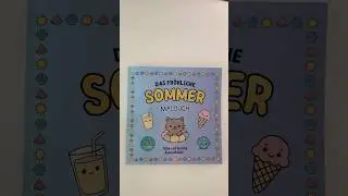 Malbuch Sommer Review  #malbuch #sommermalbuch #coloring #boldandeasy #ausmalen #colortok #kawaii