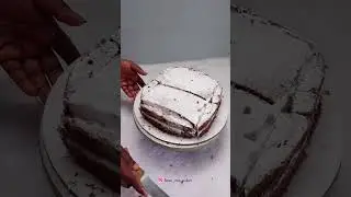 Round cake square akkiyalo❤️🥰/just try