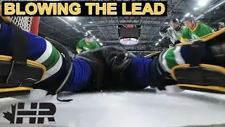 Blowing the lead... Stars hockey goalie net cam GoPro