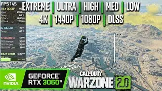 RTX 3060 Ti | COD Warzone 2.0 - 8K, 4K, 1440p, 1080p, DLSS - Extreme, Ultra, High, Medium, Low