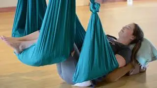 Aerial Yoga at Centerpeace Yoga and Wellness of Kent , Ohio