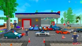 School Party Craft Insane Car Tuning City Blocked by Police and Supercars!