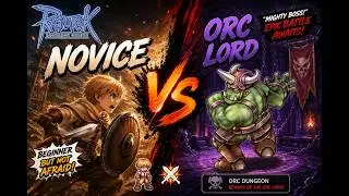 IRO - Novice VS Orc Lord #shorts #ragnarok