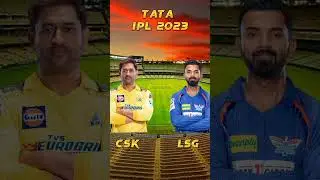 CSK vs LSG playing 11 comparison#shorys #shortsvideo #youtubeshorts #dhoni
