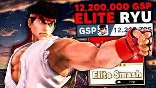 This is what a 12,000,000 GSP Ryu looks like in Elite Smash