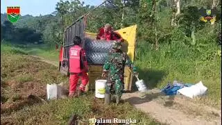 Respon Cepat TNI Bangun Jembatan Garuda Bantuan Presiden Republik Indonesia.