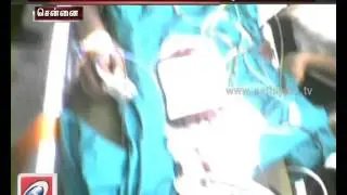 Policemen attacked by a prisoner - Sathiyam tv News