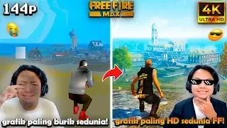 GUA COBAIN FF DARI GRAFIK YANG PALING BURIK SAMPAI YANG ULTRA HD! BIKIN SAKIT MATA NJIR! 😭