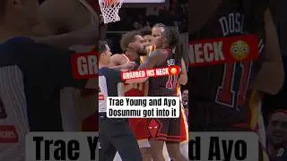 Dosunmu didn't like Trae's slap 😬