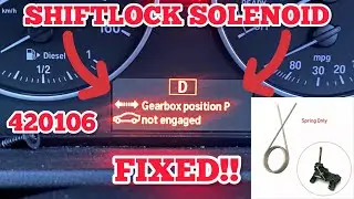 ИСПРАВЛЕНО!! 420106 Рычаг селектора Shiftlock соленоида ошибочно не заблокирован в положении P BM...