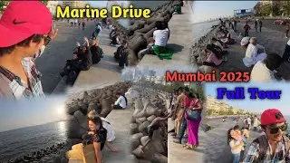 Part 1 Marine Drive Mumbai 2025 | Marine Drive | Marine Drive Today | Marine Drive latest video