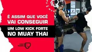Low kick do Muay thai