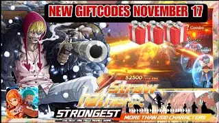 Grandline Vanguard & New Code November 17🎁🎁New Giftcodes Straw Hat Hero November