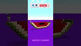 Minecraft: Making Watermelon #shorts #minecraft #trending #viral #maddygaming #watermelon